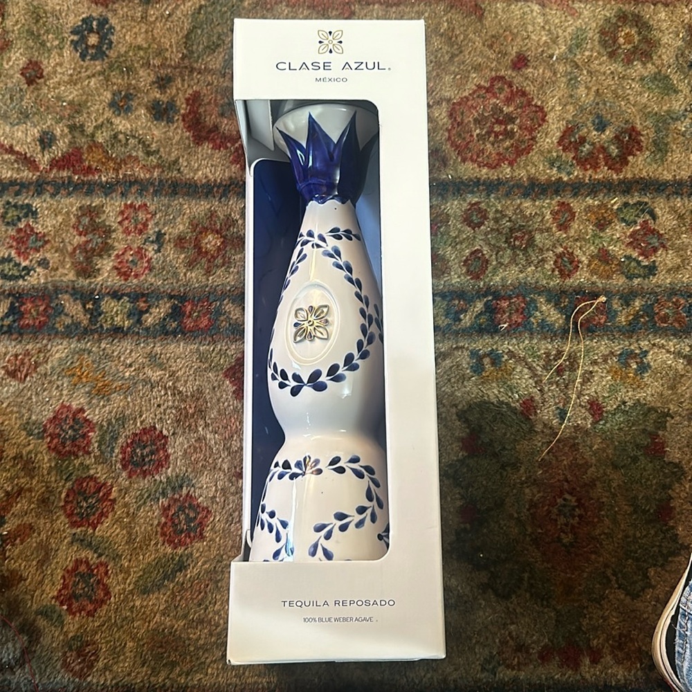 750ml Empty Clazse Azul Bottle (With BOX)